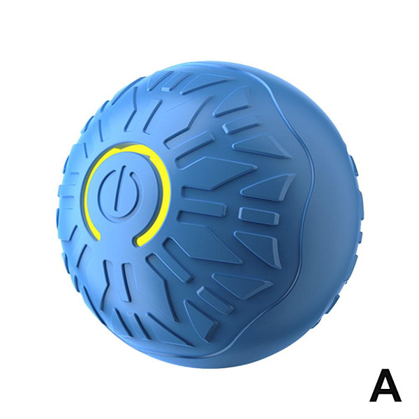 Hoppande boll för husdjur, interaktiv automatisk rörlig boll med ljus för hundar. Blue 1set