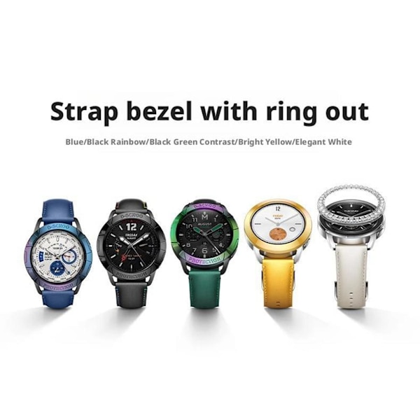 Ersättningsram Metallram Tillbehör för Xiaomi Watch S4 Armored Yellow one size