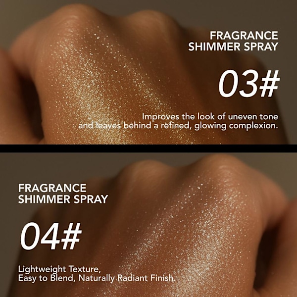 4 Färger Kroppsmarkeringsspray - Foundation Kosmetika Vattentät Kropp Lång Illuminator Puder I2j8 04 30ml