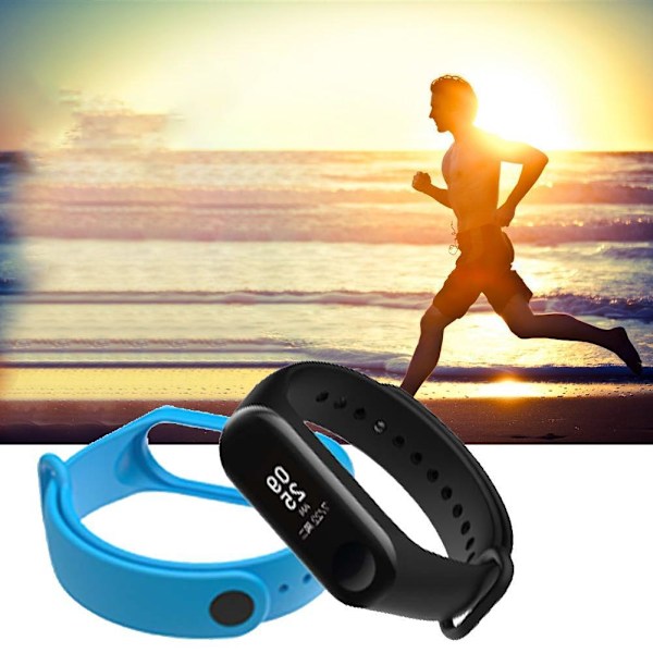 Ersättningsband för xiaomi Mi Band 3/4 armband klocka Si gray One-size