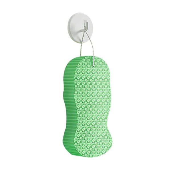 Exfolierande Mjuk Svamp Kroppsskrubb För Baby Vuxna Bad Exfolierande Skrubbsvamp Hudrengörare D2t6 green 1pcs