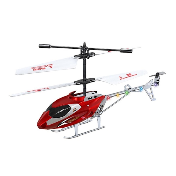 Helikopter Fjärrkontroll Flygplan Leksak för Barn Tålig Kollisionslegering ≮ B6B2 red 2.5CH