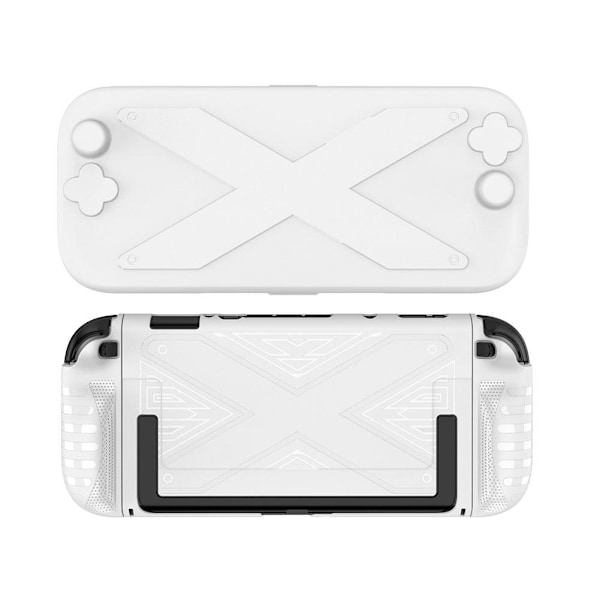 För Switch 2 Spelkonsol Skyddsfodral Allomfattande Anti Fall+ I2P4 white 1pcs