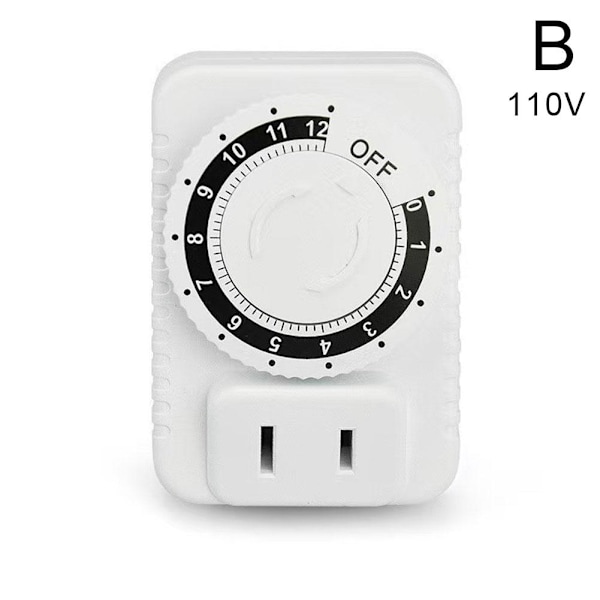110V/220V 12-timmars Mini Mekanisk Timer Plug-in☆ CX-05 110V 1 pcs