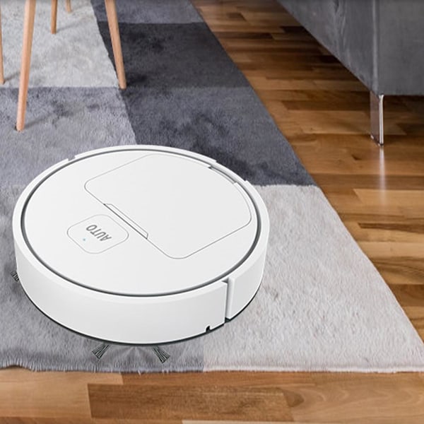 Uppladdningsbar helautomatisk soprobot för hushåll, mini smart dammsugare W8P8