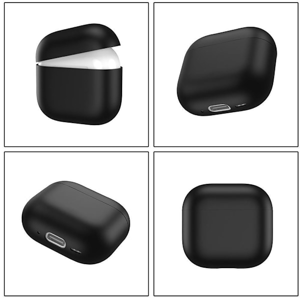 Fashion Mjukt Silikon Hörlurs Skyddsfodral För Apple 4 Airpods P3S8 white for airpods 4