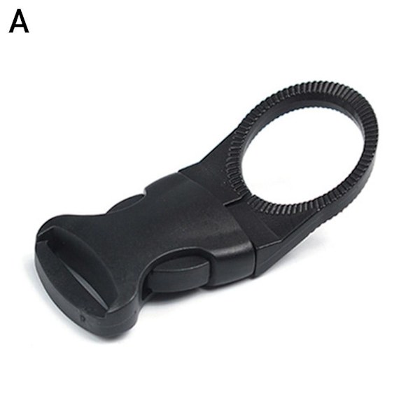 Hängande Spänne Bärbar Vattenflaska Set Mineralvattenflaskhållare För Ryggsäckar Med Utomhus B2m1 black One-size