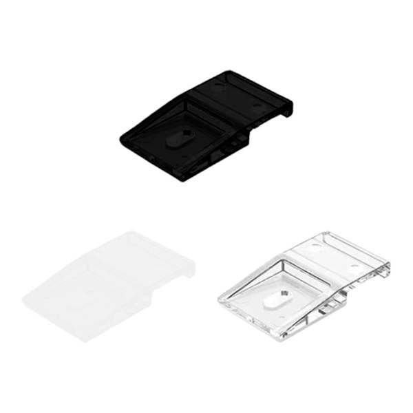 3/5/10 st Ljusslinga Monteringsklämma LED Fäste Hållare Kabelorganiserare Hom I4C8 transparent 10pcs