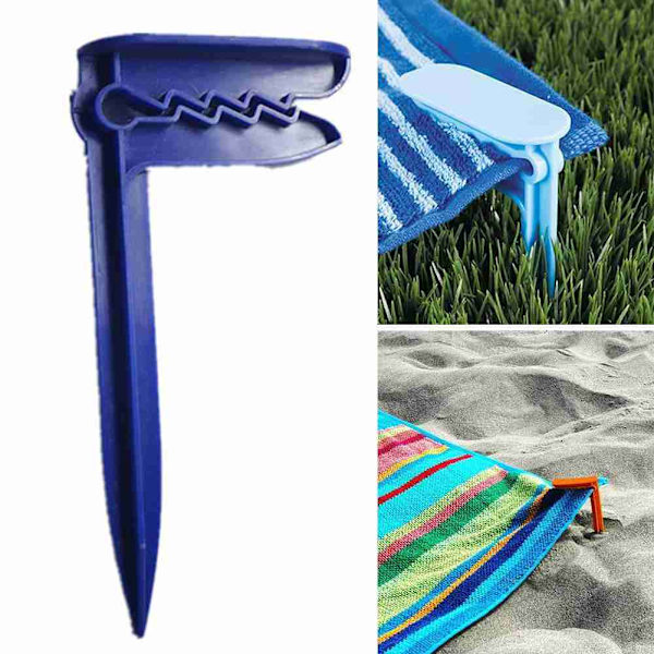 4 st Strandhandduksklämmor Campingmatta Klämmor Utomhus Klädnypor För Lakanhållare Klämma För Strandhanddukar S8v0 Handduksklämmor Handduk