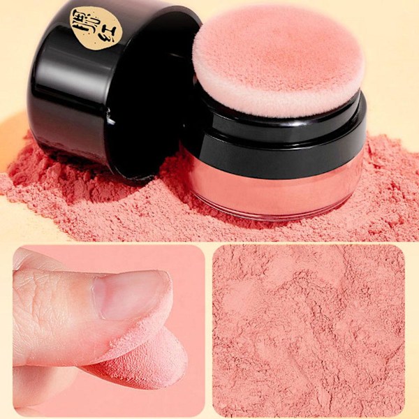 Hudvänlig Mjukfärgad Med Mjuk Luftkudde Rouge Puder Blush C7l2 03 # Little Peach Red 5g