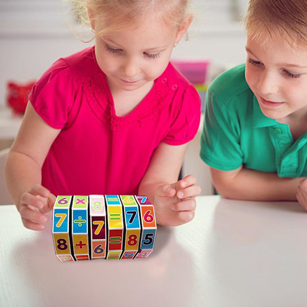 Matematik Siffror Magisk Kub För Barn Lärande Pedagogiska Leksaker O2k9