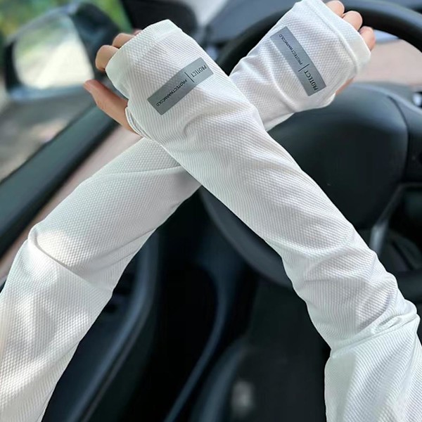 Unisex Kylande Armskydd Ärmar Sport UV Solskydd Utomhus light grey Headscarf 