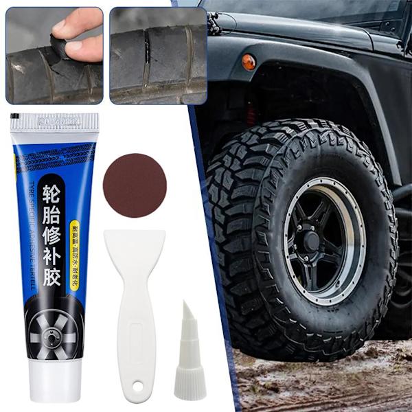 60ml Bil Däck Reparation Fyllning Förstärkning Starkt Lim Vattentätt Slitstarkt H8C2