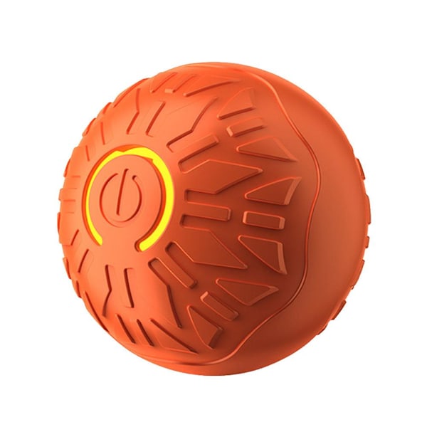 Hoppande boll för husdjur, interaktiv automatisk rörlig boll med ljus för hundar. orange 1set