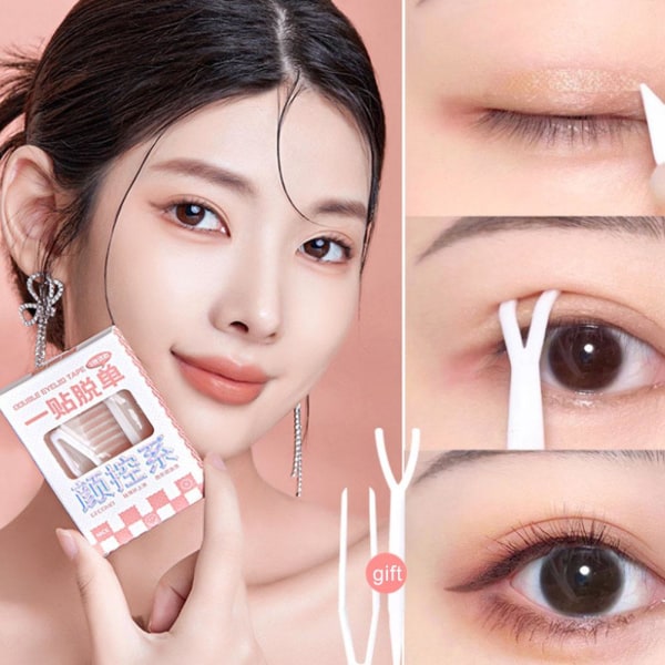 Vattentäta Eye Lift Strips Mesh Type Invisible Eye Stickers Invi skin toneC L
