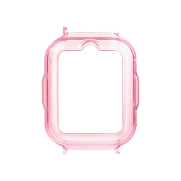 Lämplig För Huawei Barnklocka 4pro Mjukt Gummi Transparent Skyddsfodral A6f2 pink 4pro
