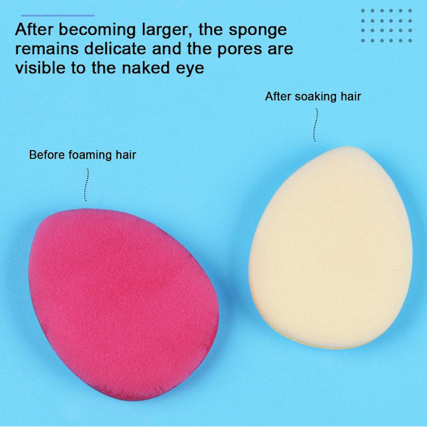 Litet set med fingersvampar för smink, för exakt concealer och foundation πт σ η, khaki camel One-size