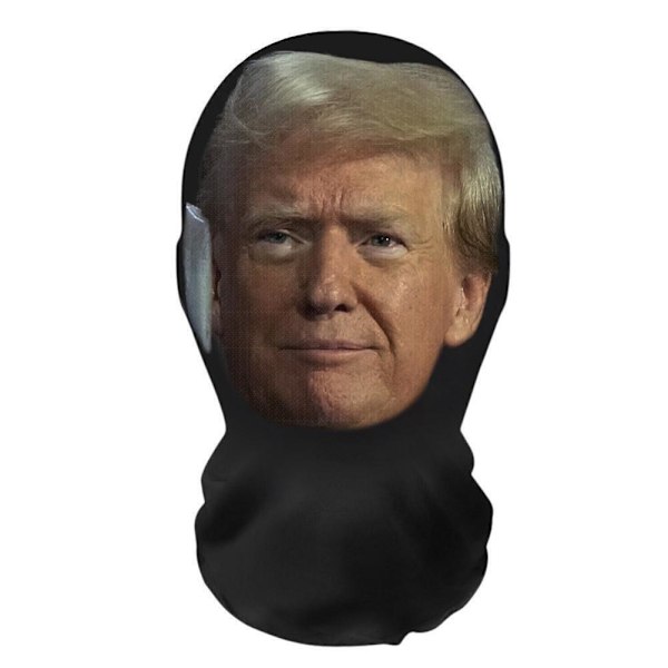 President Balaclava Mask för Hela Ansiktet, Elastisk, 3D-Printad Donald-Huvudbonad Mask H1S4 3 One size