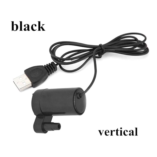 USB-driven Låg Ljudnivå Mikro Mini Pump Mini Vattenpump Akvarium Fisk 2-3l/min S9z5