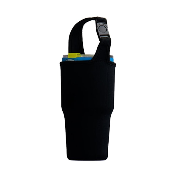 Tumbler Väska Isolerad Mugg Hängare Flaska Skyddsfodral För 30OZ Isbar Mugg Mugghållare E0V2 black edges 1pcs
