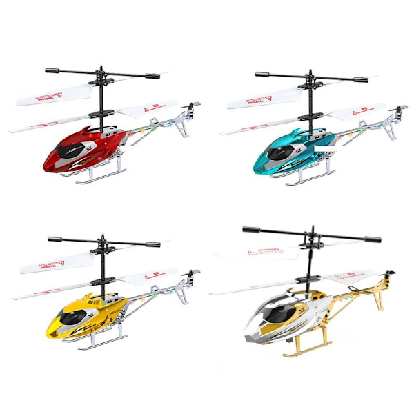 Helikopter Fjärrkontroll Flygplan Leksak för Barn Tålig Kollisionslegering ≮ B6B2 red 2.5CH