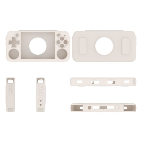 Användbart silikonskyddsfodral för RG35XX/RG35XX Plus spel/konsol--- Y2Y0 white For ANBERNIC RG35XX H
