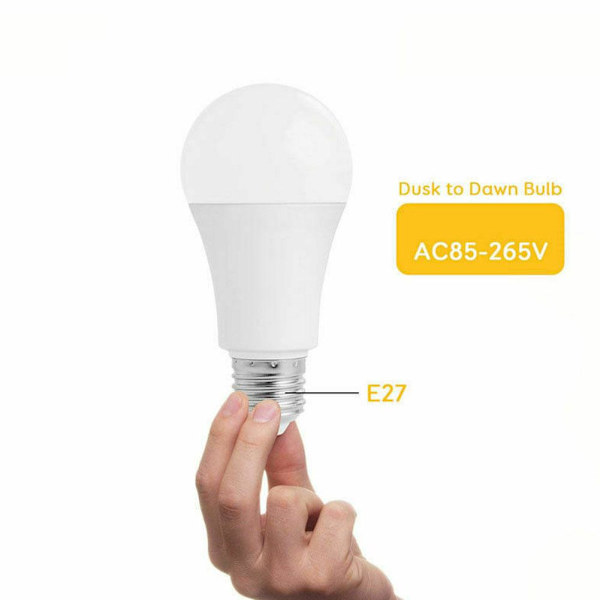 E27 LED Radarlampa med Rörelsesensor - Rörelsesensor 7W/12W Lampor REA whiteB 12W