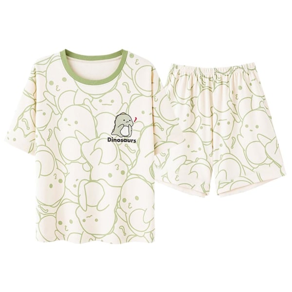 Kvinnors pyjamas Kvinnors set av nattkläder T-shirts Kvinnor Kvinnor P the letter Mickey XL