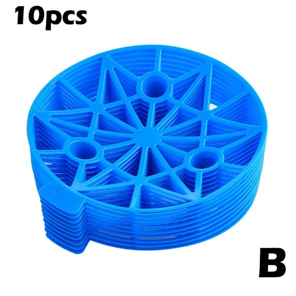 10 st Anti-röta Stöd för Melon och Frukt i Plast blue 10pcs 