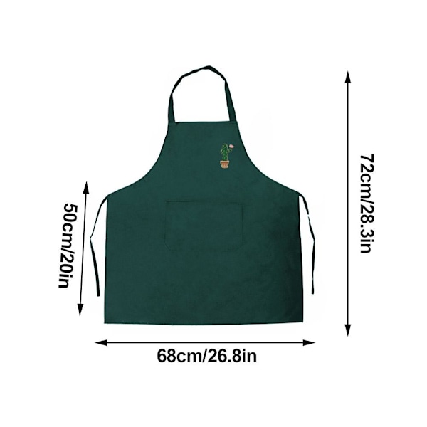 Förkläde Kan Torka Händer Kök Hushåll Högt Värde Vattentätt Skydd Kläder B2N5 green 1pcs