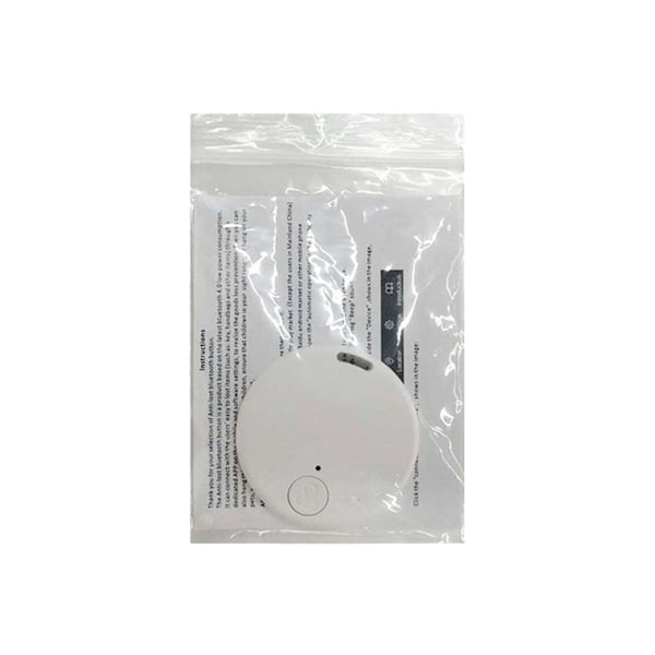 Bärbar GPS-tracker för husdjur Anti-förlustenhet Bluetooth IOS-system a White One size