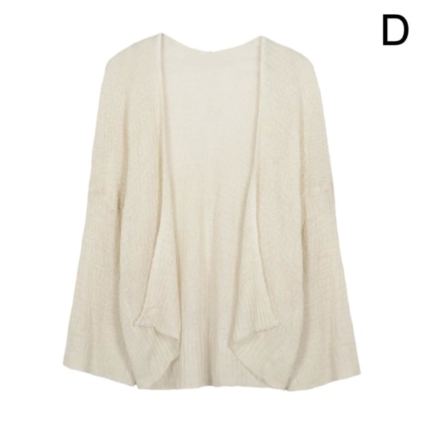 2023 Vår Sommar Luftkonditioneringsskjorta Dam Medium-Long-Sl apricot One size