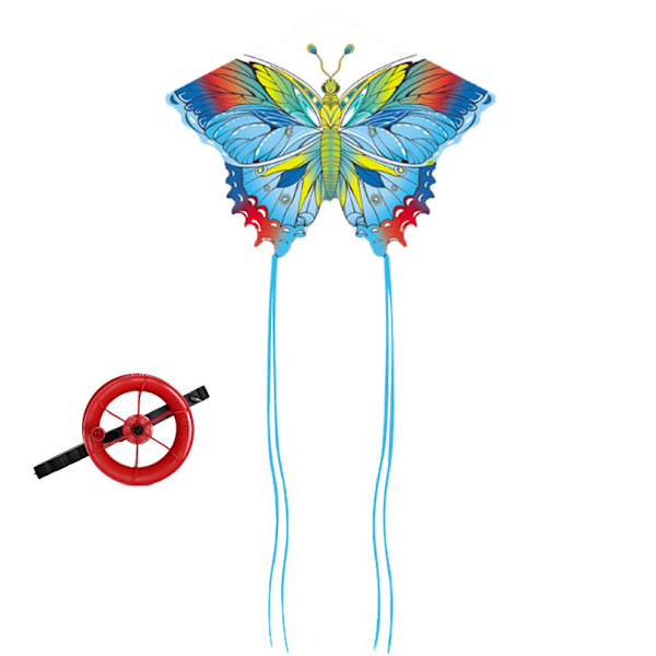 Drakflygning Fjärilsdrakar Nylon Tyg Utomhusleksaker Weifa Purple 10cm50m wire wheel