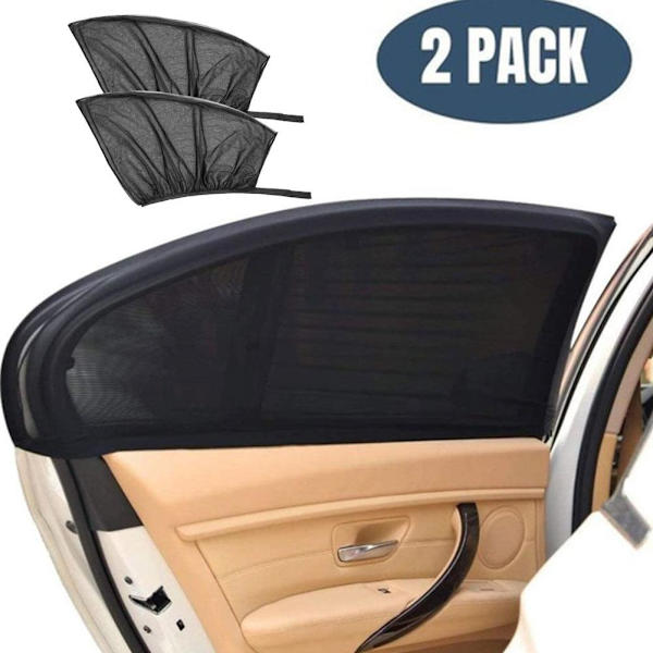 2 st Bil Myggnät Sommar Solskydd Sidofönster O3C6 SUV Front window