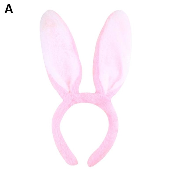 Bunny Ears Pannband Söt mjuk plysch Easter Rabbit Ears Rabbit Ea white 16*14cm