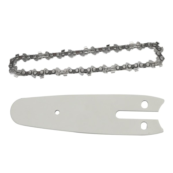 4/6" Kedjesåg Kedje & Styrplatta för Mini sladdlös Motorsåg Elec chain 6inch