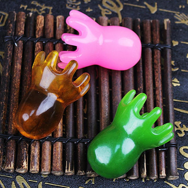 Mini Massage Comb Harts Resin Bläckfisk Kam SPA Massage Comb д& Y1Y7 I3L2 Y9C2 green 1pcs