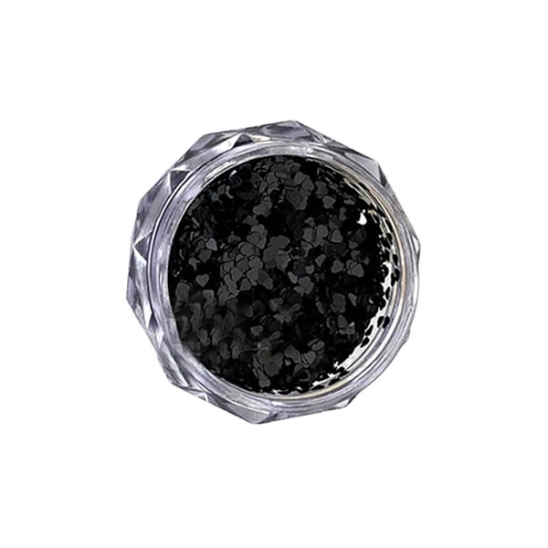 Glänsande ihåliga hjärtan kärlek nagel glitter paljetter skivor 3D dekor ny nagel K1X3 E 1pcs