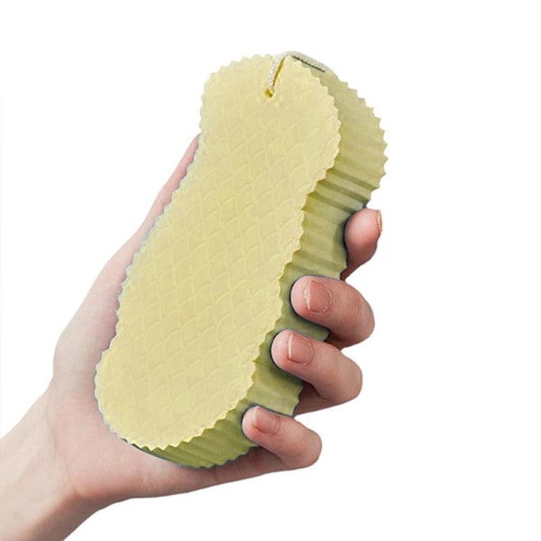 Exfolierande Mjuk Svamp Kroppsskrubb För Baby Vuxna Bad Exfolierande Skrubbsvamp Hudrengörare D2t6 yellow 1pcs