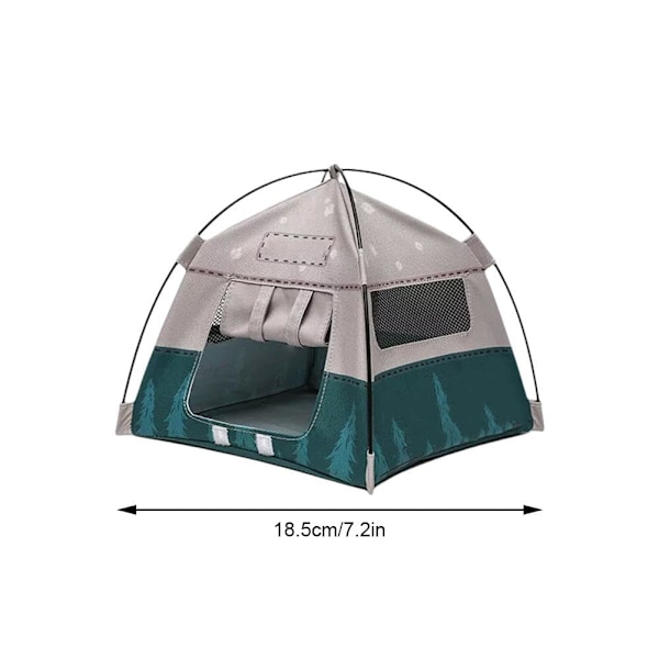 Mini Tält, 1:12 Camping Litet Tält Modell Litet Sött Tält Flyttbara Dockor Dekorativa Miniatyrscen Tillbehör Fotorekvisita Leksakspresent för