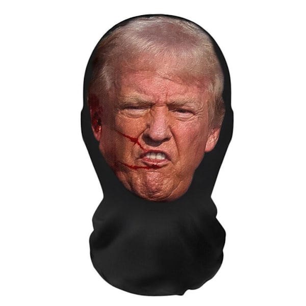 President Balaclava Mask för Hela Ansiktet, Elastisk, 3D-Printad Donald-Huvudbonad Mask H1S4 3 One size