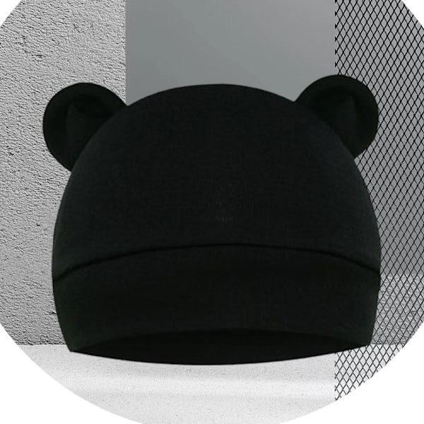 Nyfödd Baby Mössa Prematur Pojkar Hattar Söt Baby Björn Hatt O9m8  White One size
