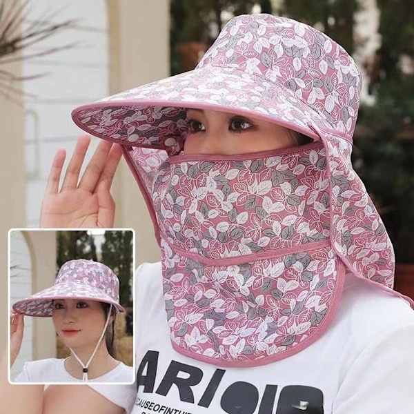 Solhatt för barn för te-plockning, andningsbar på sommaren✨y L8L3 Purple 1pcs