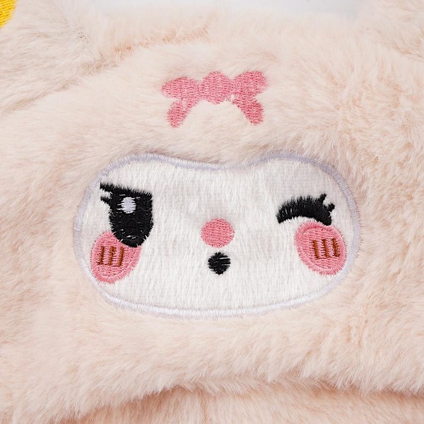 Vinter Söt Barnmössa Halsduk Hatt i ett stycke Varm Plyschmössa Tvådelad Q4d2 Pink One size