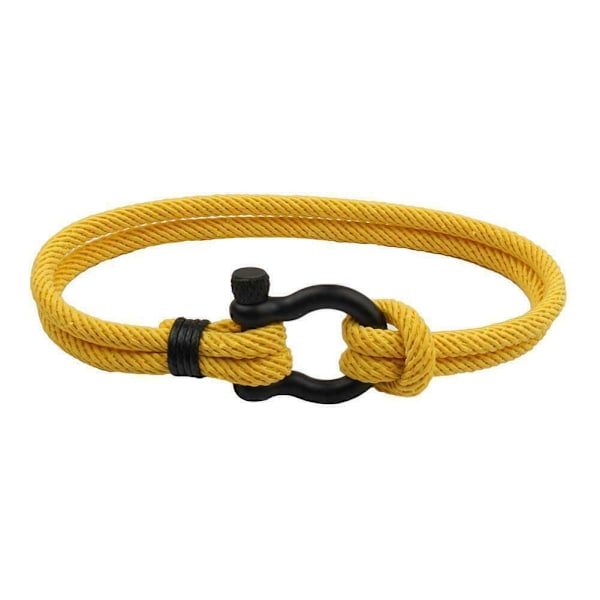 U Platt Form Justerbart Schackelspänne För Överlevnad V4N9 Armband Rep V4A6 navy blue One-size