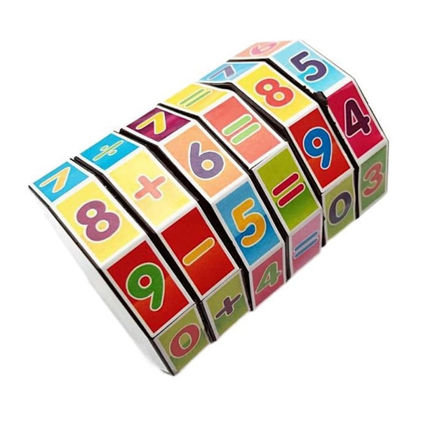 Matematik Siffror Magisk Kub För Barn Lärande Pedagogiska Leksaker O2k9
