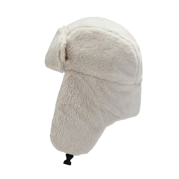 Män Kvinnor Vinter Varm Öronlapps Mössa Vindtät Lei Feng Hatt Utomhus Ridning `ν K5Z8 beige One size