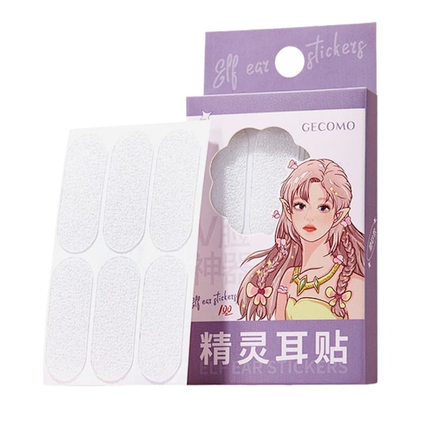 Set Älvöra Lapp Öron Klistermärken Mjuk Form Älvfanér Öron Vertikal Ställning Älvöra Klistermärken Q5n7 2 # Matte style 18pcs