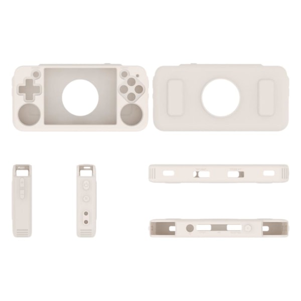 Användbart silikonskyddsfodral för RG35XX/RG35XX Plus spel/konsol--- Y2Y0 white For ANBERNIC RG35XX H