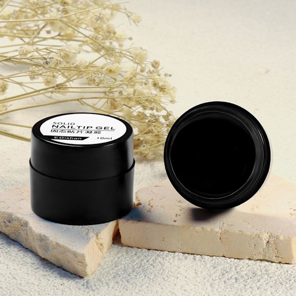 10ml Solid Nagelspetsar Gel Solid State Chip Limverktyg Snabbtorkande Solid Gel Falska Naglar Q6e5